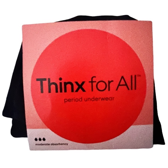 Thinx Period Underwear Panty Hi Waist Full Coverage Moderate Absorbency NIP - Picture 9 of 11